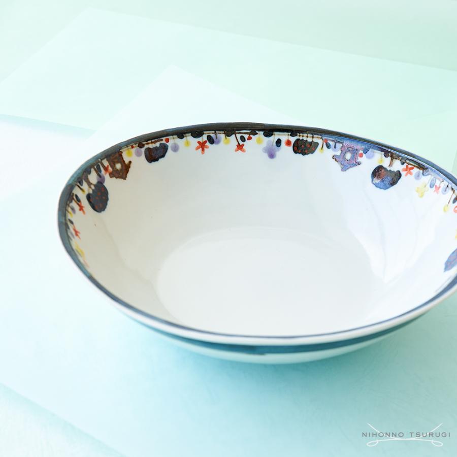 徳永遊心窯 色絵家並み 楕円鉢 23cm×20cm : 輸入ブランド洋食器専門店2