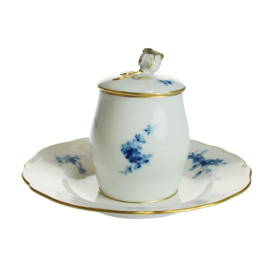 蓋付チョコレートカップ（マイセン）