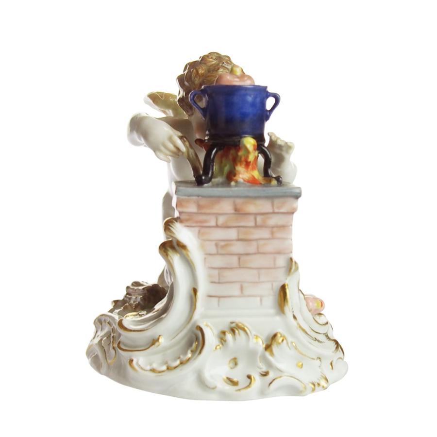 マイセン 「木の下の天使」 高さ20cm トヒチ 東ゆ7-0217⭐︎2 ドイツの