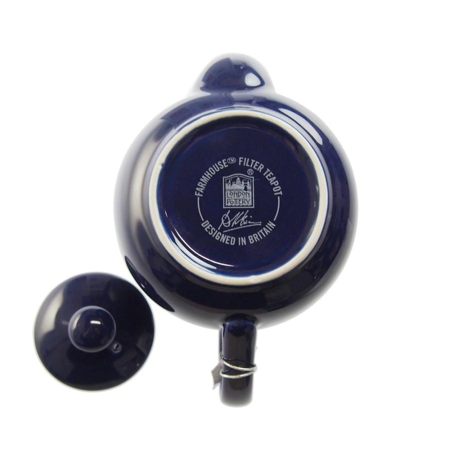 ロンドンポタリー ファームハウス ティーポット コバルトブルー 2cup | London Pottery | 07