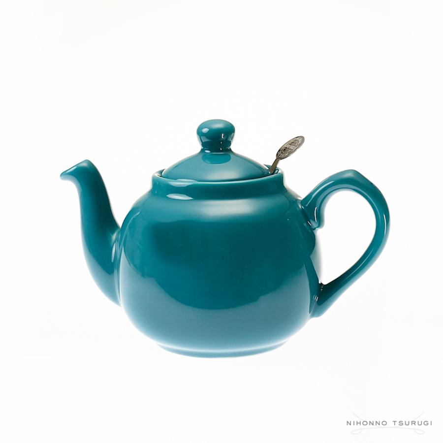 ロンドンポタリー ファームハウス ティーポット アクア 2cup | London Pottery | 01