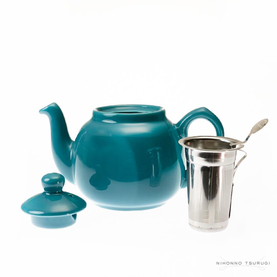 ロンドンポタリー ファームハウス ティーポット アクア 2cup | London Pottery | 05