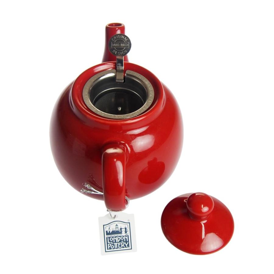 ロンドンポタリー ファームハウス ティーポット レッド 2cup | London Pottery | 06