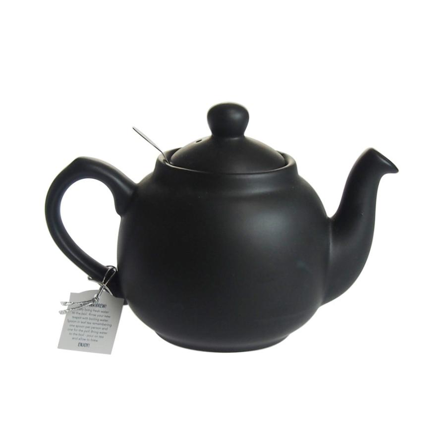 ロンドンポタリー ファームハウス ティーポット マットブラック 2cup | London Pottery | 02
