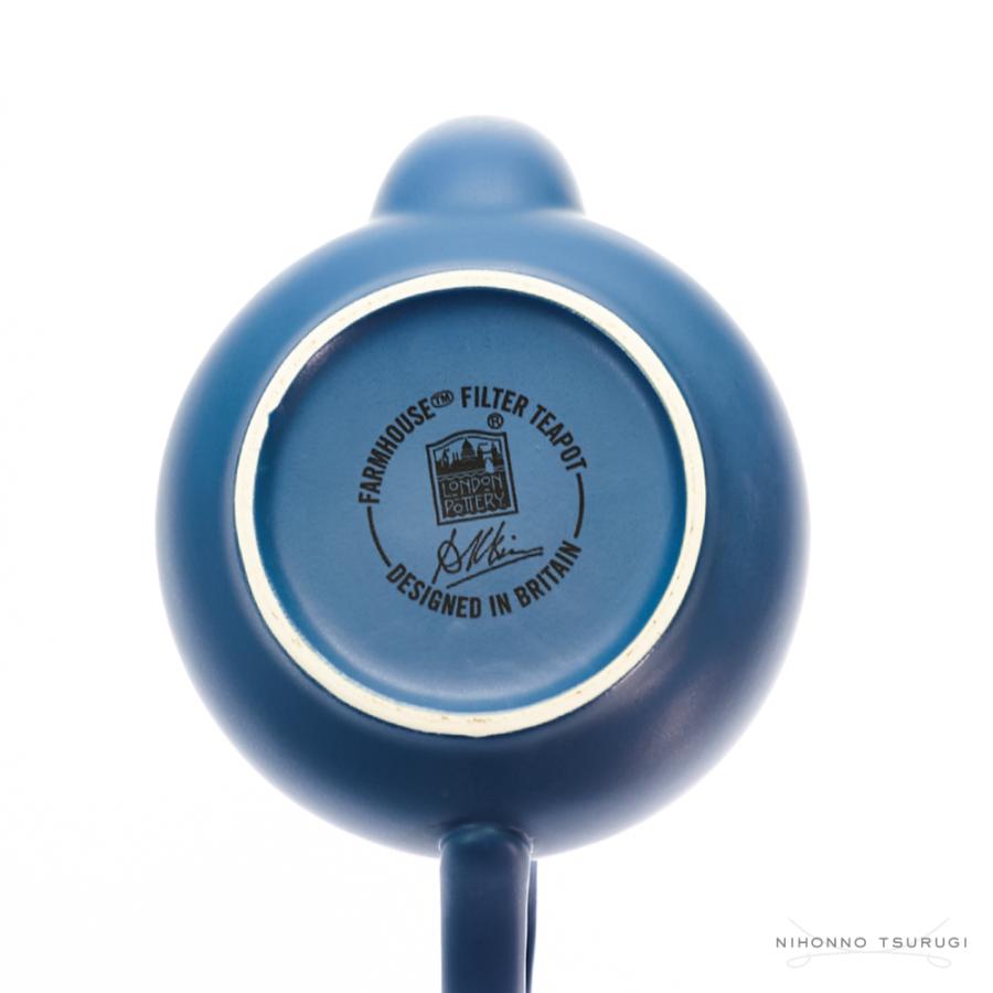 ロンドンポタリー ファームハウス ティーポット ノルディックブルー 2cup | London Pottery | 06