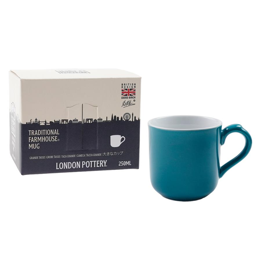 ロンドンポタリー ファームハウス マグ アクア 250ml | London Pottery