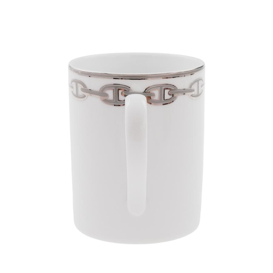 HERMES シェーヌダンクルプラチナチェーン柄 プレート27cm エルメス 食器 皿 ペア HERMES プレート 27cm 4101 2P CHAINE DANCRE
