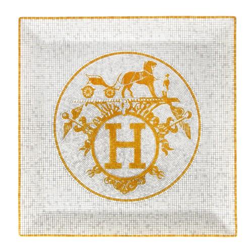 並行輸入品 エルメス モザイク 24 スクエアプレート 23×23cm #5 026045P