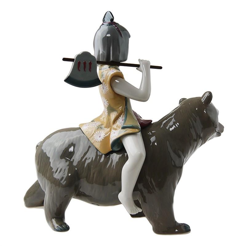 LLADRO（リヤドロ） 並行輸入品 人形 金太郎 8687 : 輸入ブランド洋食