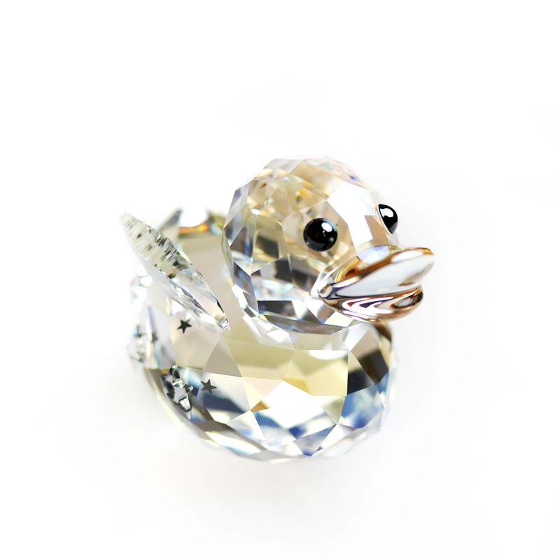 ☆日本の職人技☆ スワロフスキー ハッピーダック クロコダイル ダック