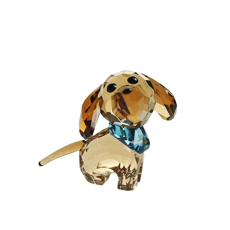 スワロフスキー (SWAROVSKI) 置物 Puppy Milo (ダックスフンド