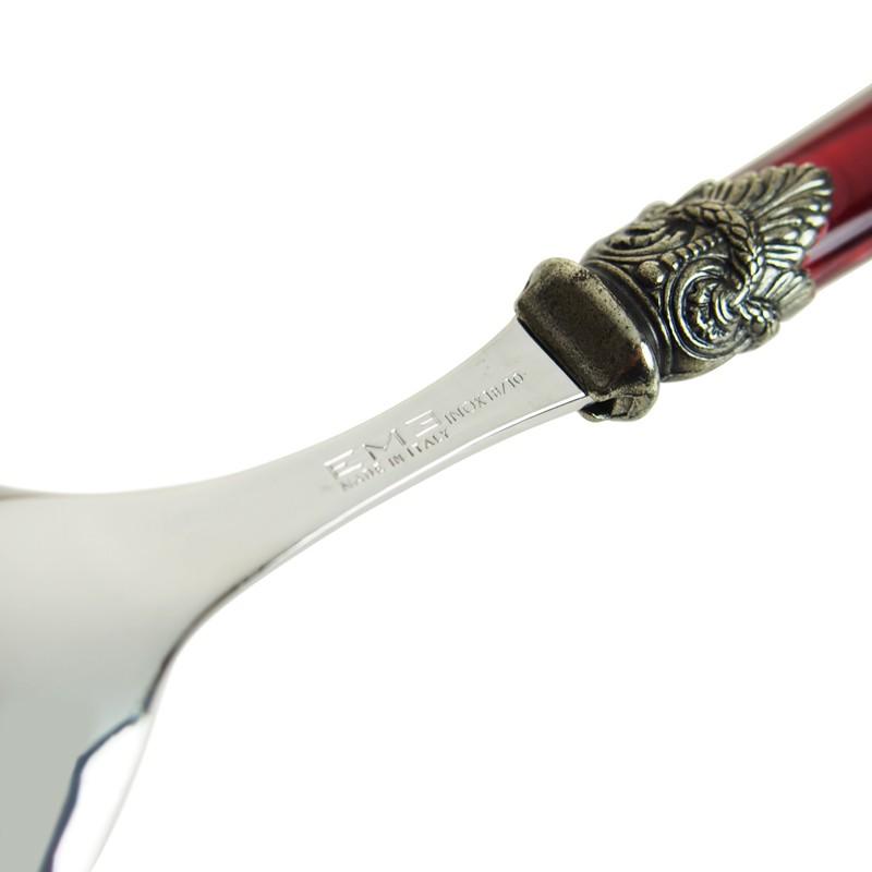 並行輸入品 EME社 ナポレオン Napoleon ディナースプーン レッド