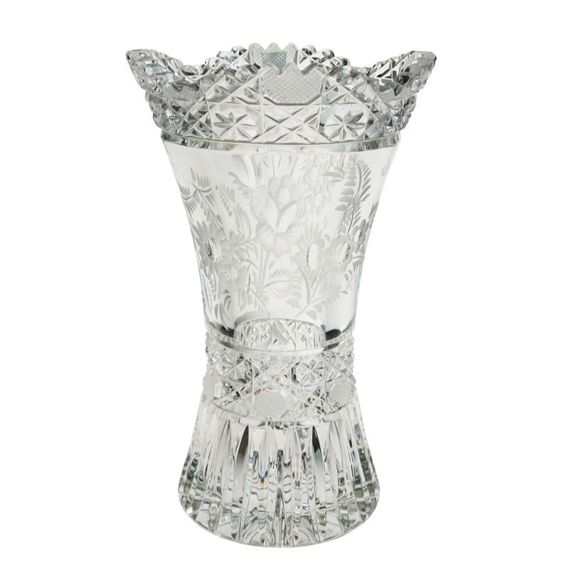 マイセンクリスタル (Meissen Crystal) マイセンフラワー 花瓶 21cm 180 