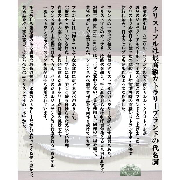 クリストフル (Christofle) アリア デザートナイフ 10｜nihonnotsurugi｜02
