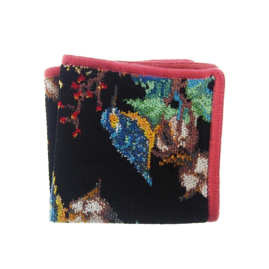 feiler（フェイラー） 並行輸入品 カワセミの家族 ハンカチ レッド25