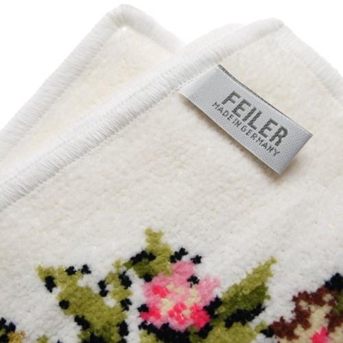 feiler（フェイラー） 並行輸入品 ヴィエンナ ホワイト タオルハンカチ