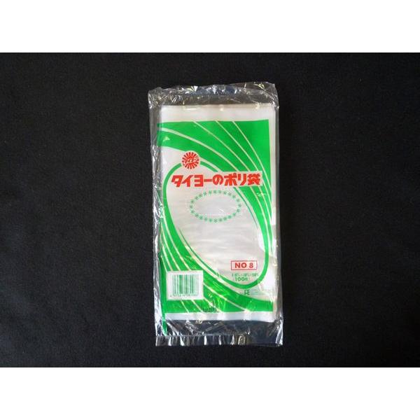 タイヨーのポリ袋No.8 0.03×130×250 1,000枚入1箱 (食品用・一般用ポリ袋)|nihonpearl|02