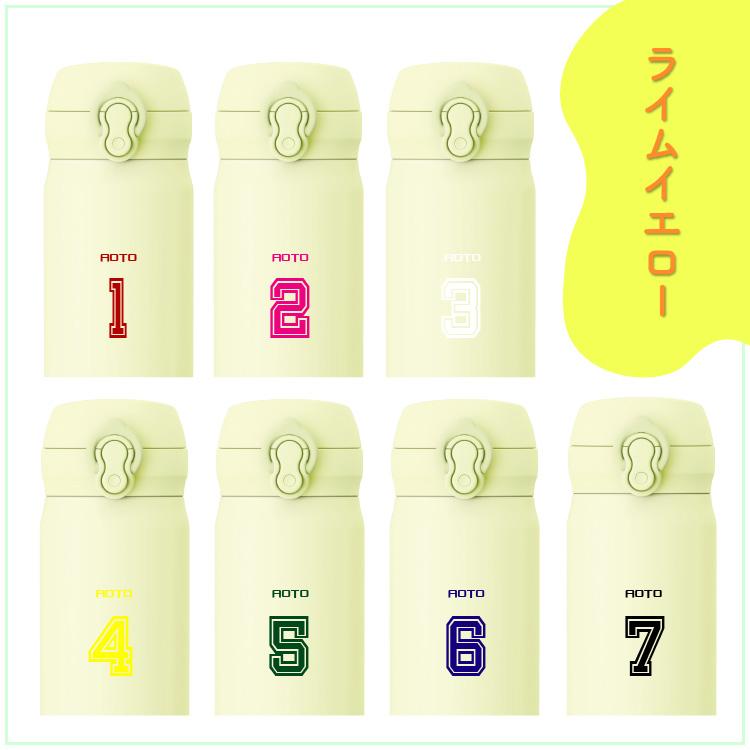 THERMOS（サーモス） 水筒 名入れ無料 サーモス【カラー 背番号