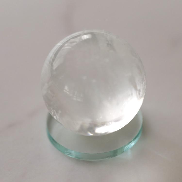 水晶玉 天然クリア 等級AAAA 特選水晶 30mm 綺麗な天然