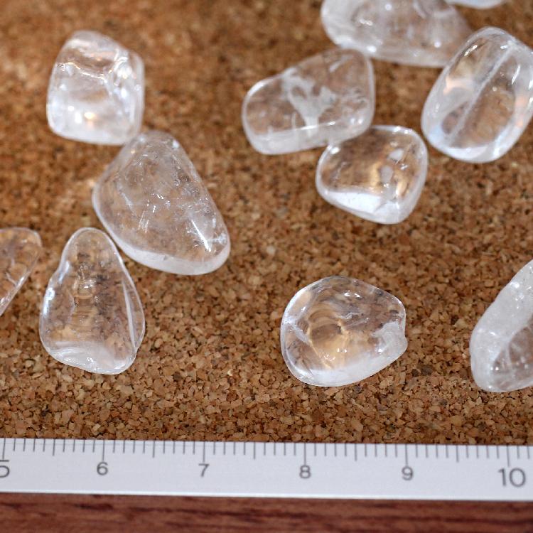 鉱石 水晶 250g さざれ 天然石・パワーストーン 天然本水晶 1-2cmの
