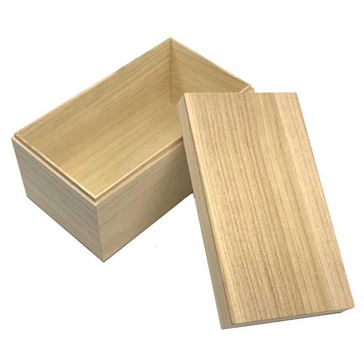贈答品用総桐箱 木箱 湯呑2本用 インロウ蓋 外寸約24.0cm×13.0cm×11.5