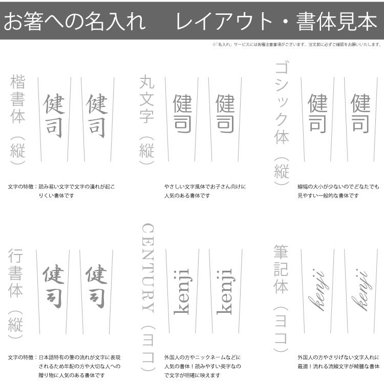 名入れ加工(対象の商品とご一緒にご注文ください)カタカナ・漢字・英字・数字 横書き 縦書き 各書体対応 |  | 02