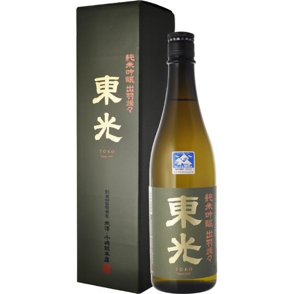 地酒 日本酒 東光　純米吟醸　出羽燦々　720ml 　原料は全て山形産ブランドの出羽燦々｜nihonshu-newyork