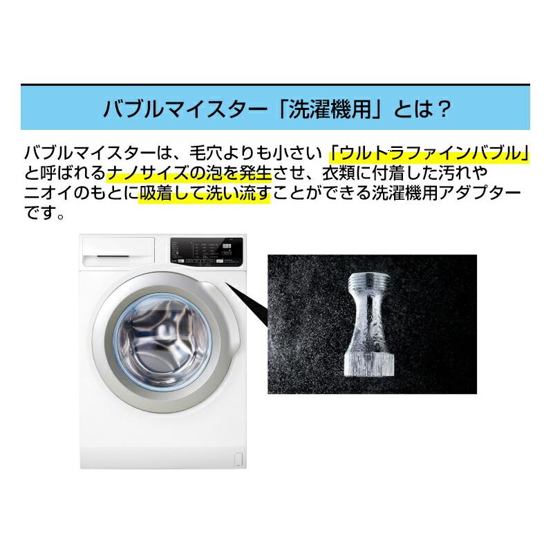 TVで紹介【選ぶ景品付】 日本製 マイクロバブル洗濯機アダプター