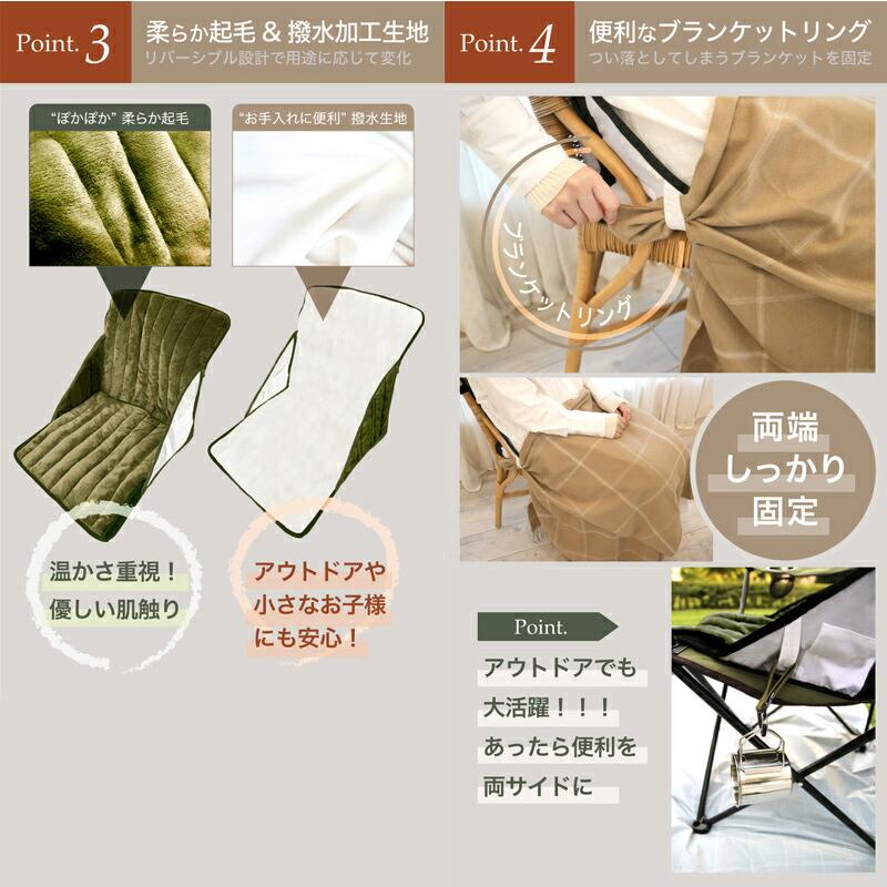 ホットクッション おひとりさま暖房 USB式 腰まわり お尻 あったか暖房