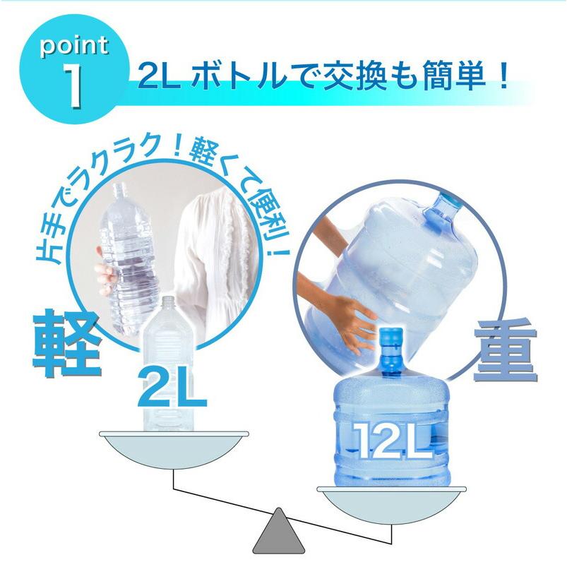 SOUYI（ソウイ） ペットボトル式ウォーターサーバー 卓上 コンパクト