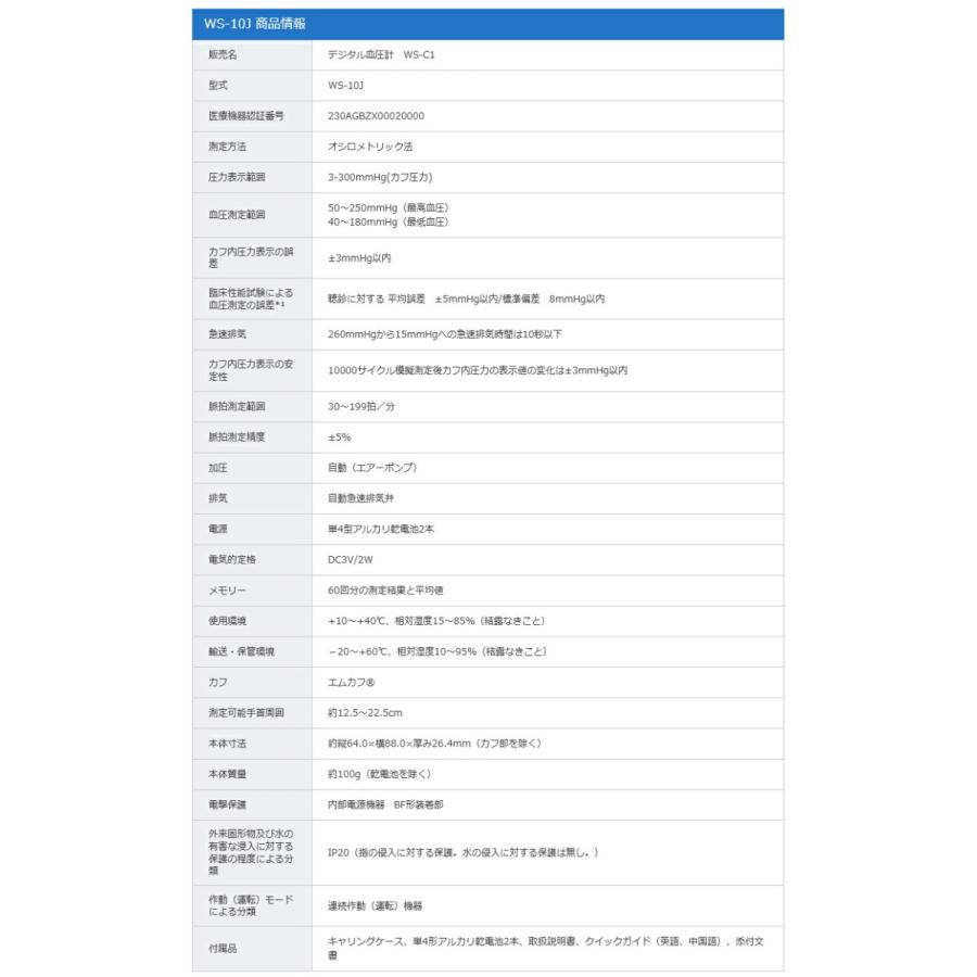 《クーポン配布中》 日本精密測器 手首式デジタル血圧計 WS-10J 日本製 NISSEI 血圧測定 手首血圧計 家庭血圧 デジタル式血圧計 手首式 自宅｜nihontuuhan｜06