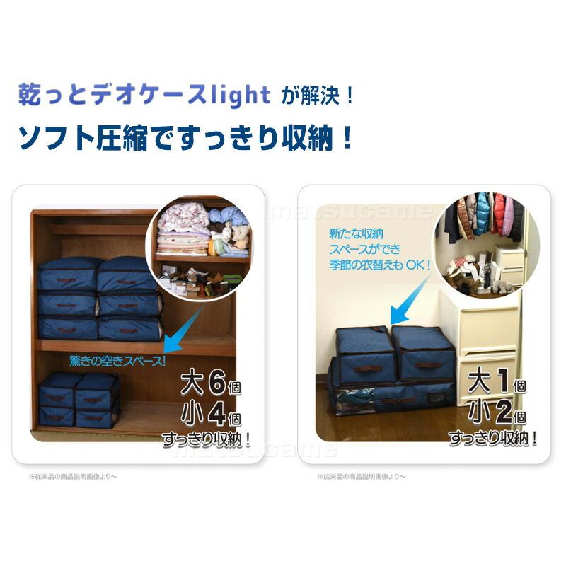 TEIJIN（テイジン） 乾っとデオケース ライト 小2個組 ネイビー