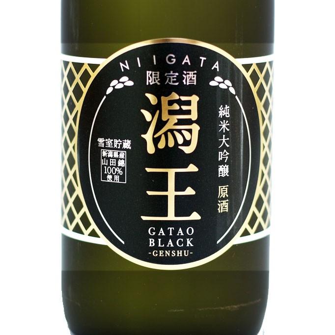新潟ふるさと村限定商品 純米大吟醸 原酒【潟王 BLACK】雪室貯蔵 新潟ふるさと村限定商品 純米大吟醸 原酒【潟王 BLACK】雪室貯蔵
