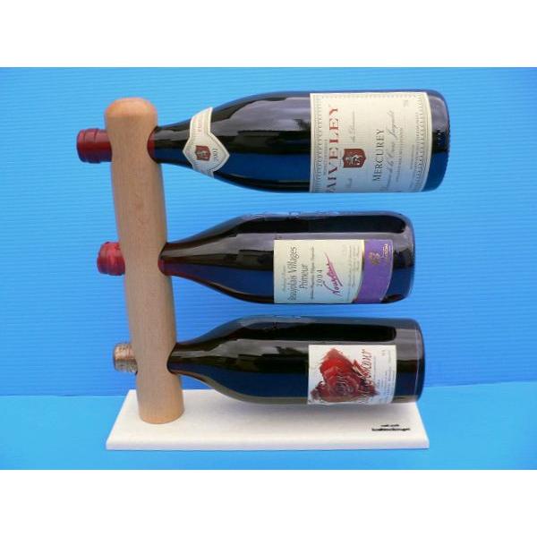 ワインボトルをオシャレに収納 ワインボトルラック ポール３本用 越乃工芸製作 Y Ws 03 新潟ほんもの 通販 Yahoo ショッピング