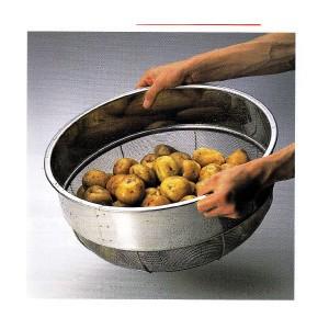 弁慶HF-303 18-8ステンレス広巾ざる(11メッシュ) 40cm : 新潟キッチン