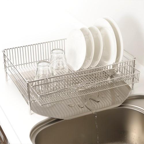 ラバーゼ　水切りかご　スリム(横置きタイプ)　3点セット　DLM-8775 |  | 02