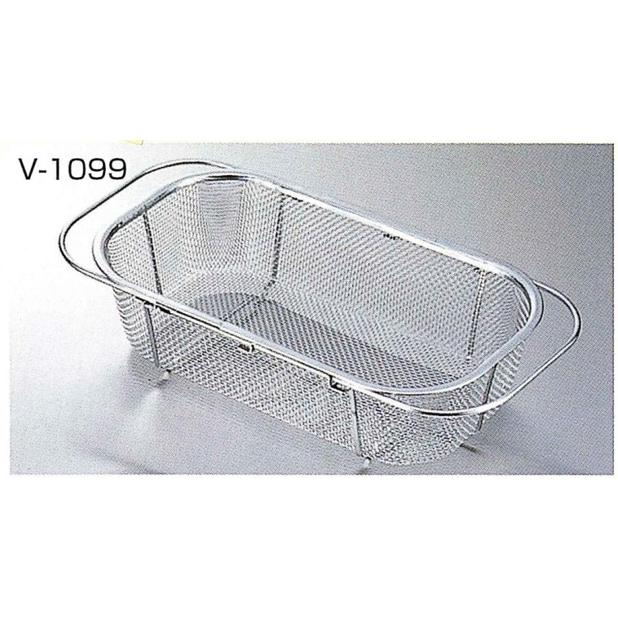 水切りかご ステンレス スライド式メッシュ V-1099 ミネックスメタル