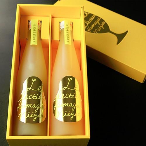 丸ごと搾った100％ル・レクチェジュース 500ml×2本 熊谷農園/ギフト