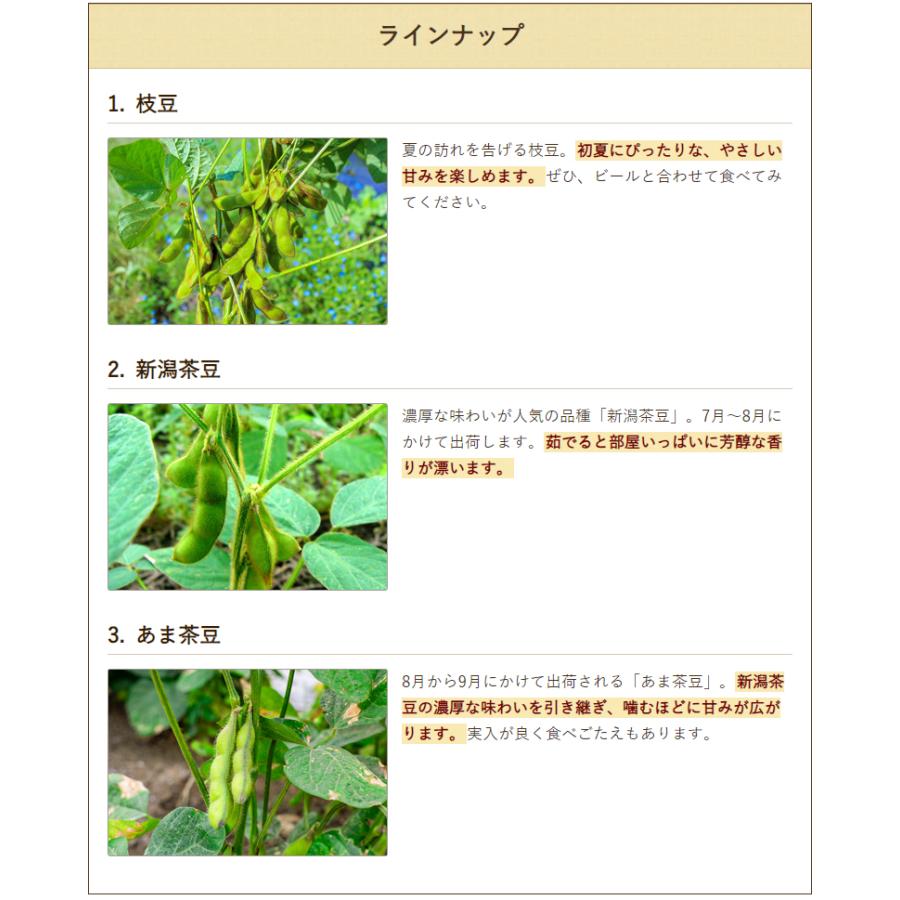 新潟県産 枝豆 1kg（250g×4袋）/JAえちご上越 あるるんの杜/送料無料｜niigata-shop｜05