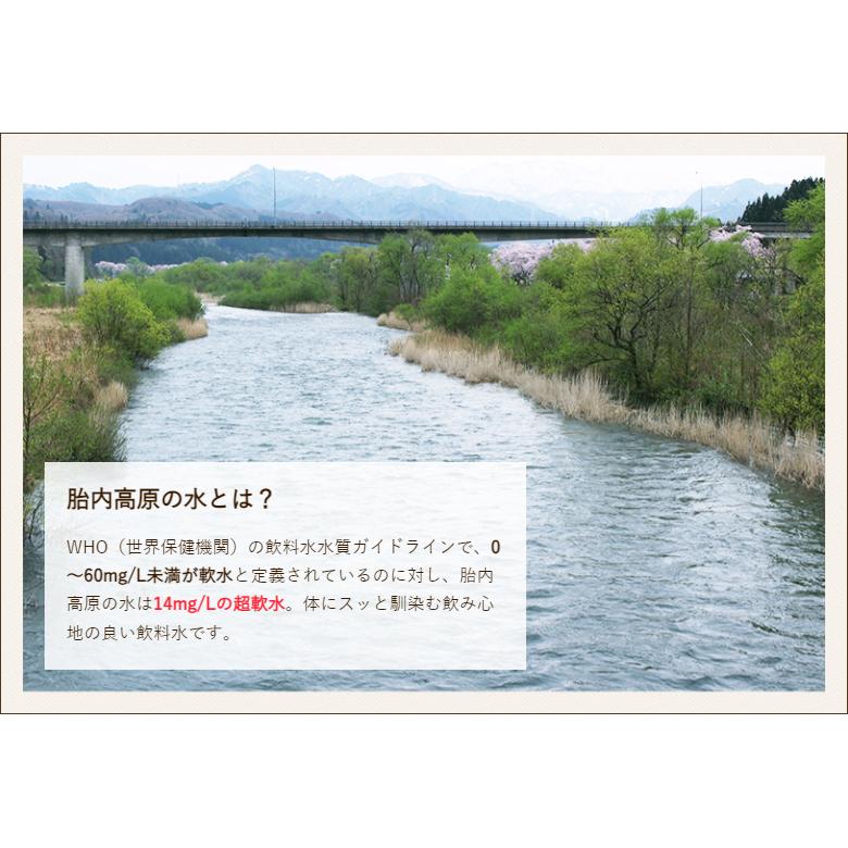 胎内高原の水 500mlボトル 15本入り/胎内高原ハウス 株式会社/送料無料｜niigata-shop｜04