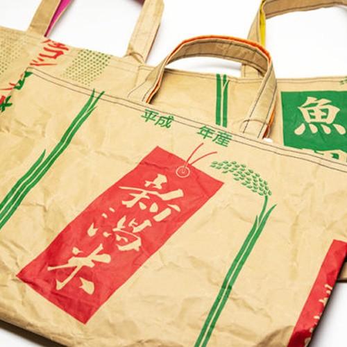 米袋バッグ/エコバッグ/m.u.k Lab 南魚沼米袋研究所/送料無料 : 新潟