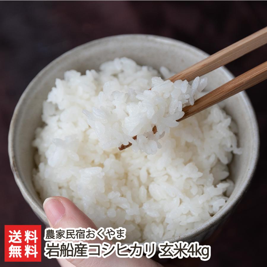 コシヒカリ 【令和7年度米】岩船産コシヒカリ 玄米4kg/農家民宿おく