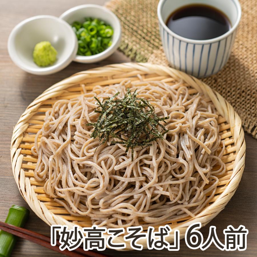 幻の在来種そば「妙高こそば」（生そば）つゆセット 6人前/ 古流手打ちそば処 こそば亭/送料無料 | 