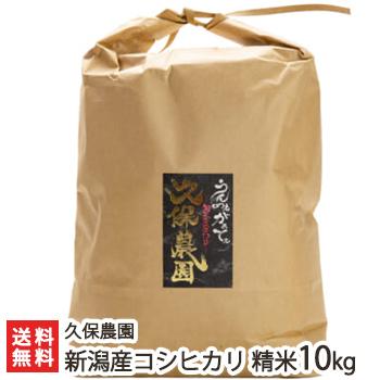 コシヒカリ 【令和7年度米】 新潟産コシヒカリ 精米10kg（5kg×2）久保