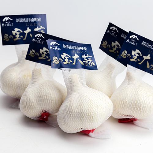 津南産 鬼乃宝大蒜（にんにく）M〜Lサイズ 1kg/ニンニク 大蒜/株式会社