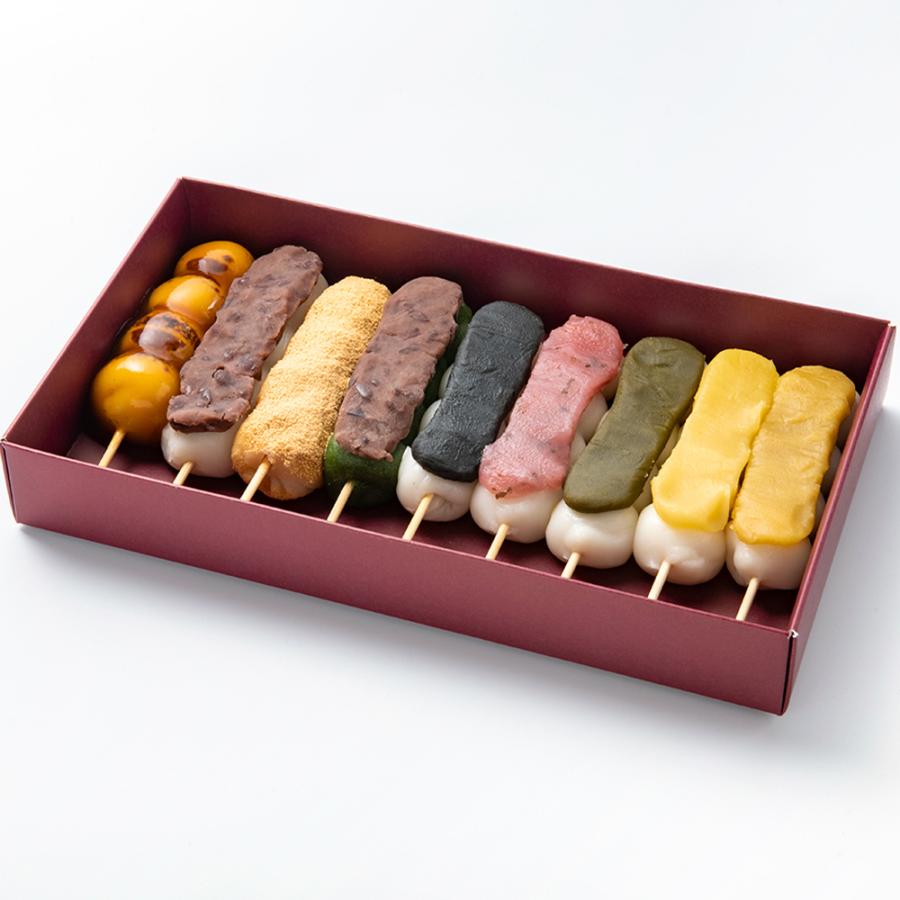 へそだんご 9種9本入り（しょうゆ,小倉,ごま,さくら,抹茶,栗,焼き芋