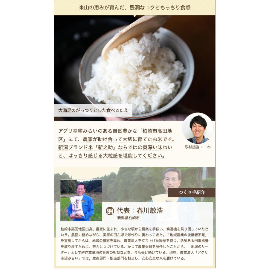 【令和5年度米】新潟産 新之助 玄米20kg（10kg×2袋）/アグリ幸望みらい/送料無料 父の日 お中元｜niigata-shop｜02