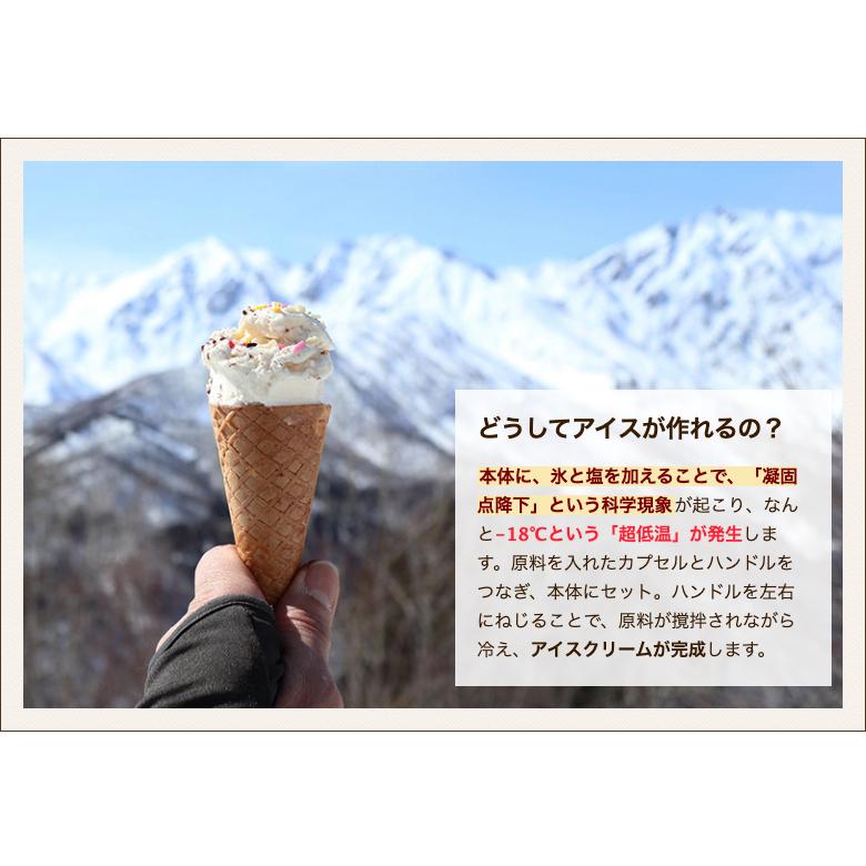 コンパクトアイスクリームメーカー「ice capsule」/YONEYAMA. BRAND