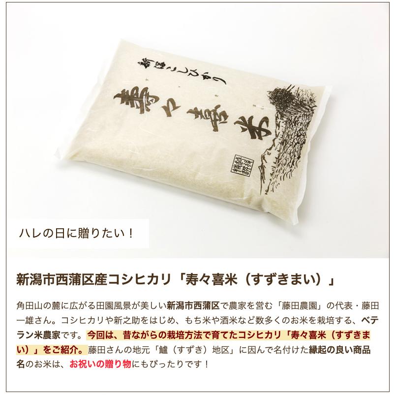 【令和7年度米】新潟県産 コシヒカリ「寿々喜米」精米10kg（5kg×2袋）/ 藤田農園（藤田一雄）/送料無料_2