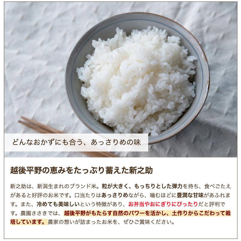 【令和5年度米】新潟県産 新潟米HAPPY新之助 玄米5kg/ 農園ささき/送料無料｜niigata-shop｜03